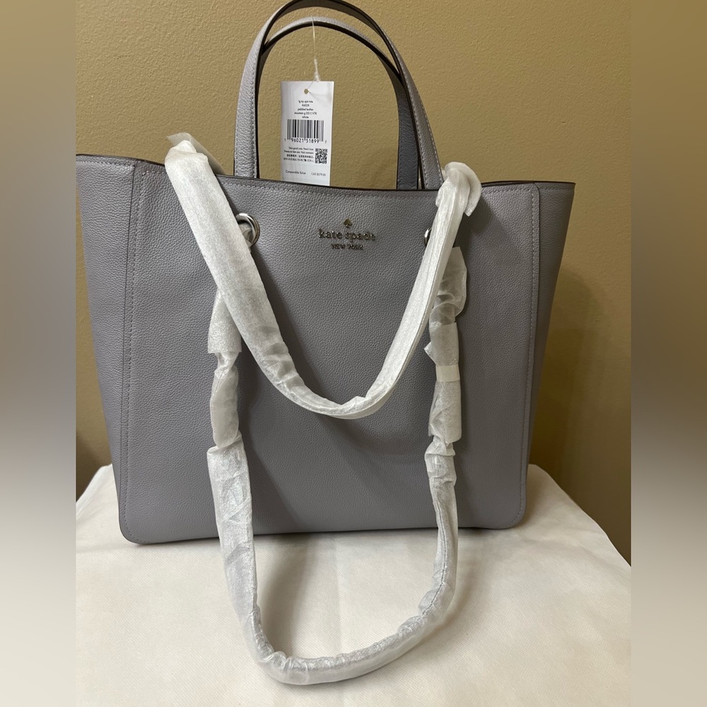 Kate Spade Large 2 Way Triple Tote Bag NWT - Picture 5 of 16